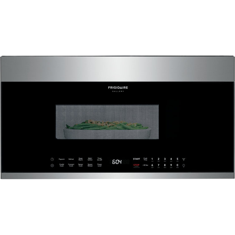 Frigidaire Gallery 29 87 1 5 Cubic Feet Cu Ft Convection Over The Range Microwave With Sensor Cooking Reviews Wayfair