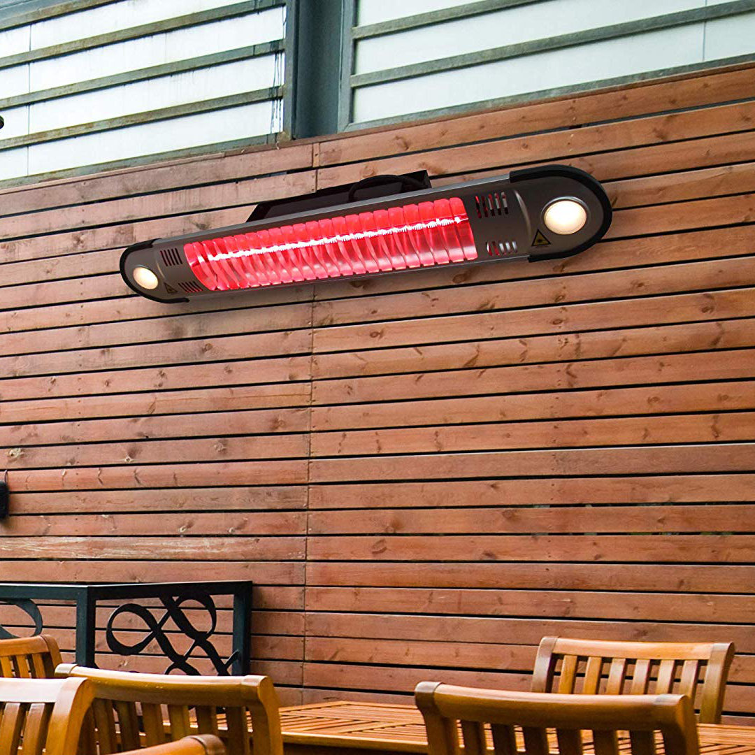 Outdoor Heating, Cooking & Eating Outsunny Electric Patio Heater Ceiling Mounted Halogen 1500