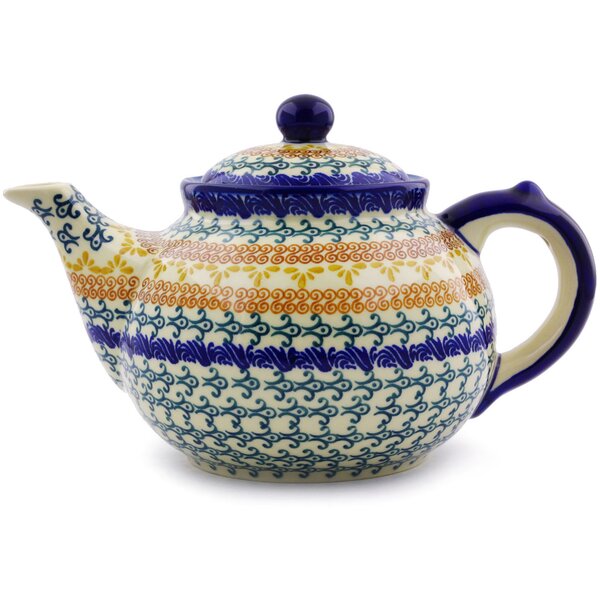 Handmade stoneware teapot Pottery Teapot Autumn teapot Ceramic Teapot-55oz Art pottery teapot