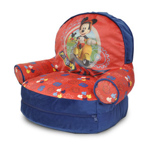 Mickey Mouse Kids Novelty Chair with Storage Compartment by Idea Nuova