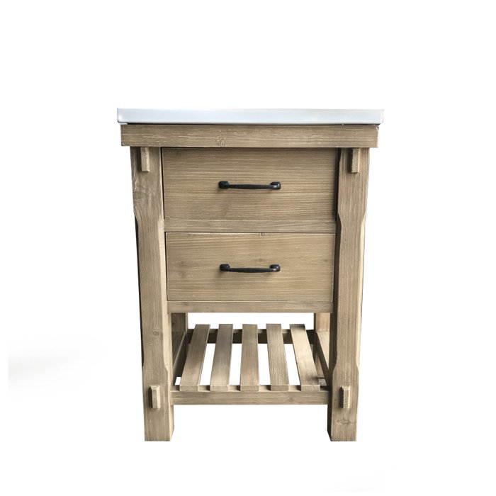 Sprowston Rustic 24 Single Bathroom Vanity Set