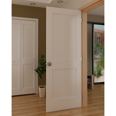 Paneled Solid Manufactured Wood Primed Standard Door Frameport