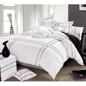 3 Piece Reversible Duvet Cover Set