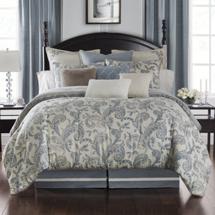 Go to store & view more images Florence 4 Piece Reversible Comforter Set by Waterford Bedding