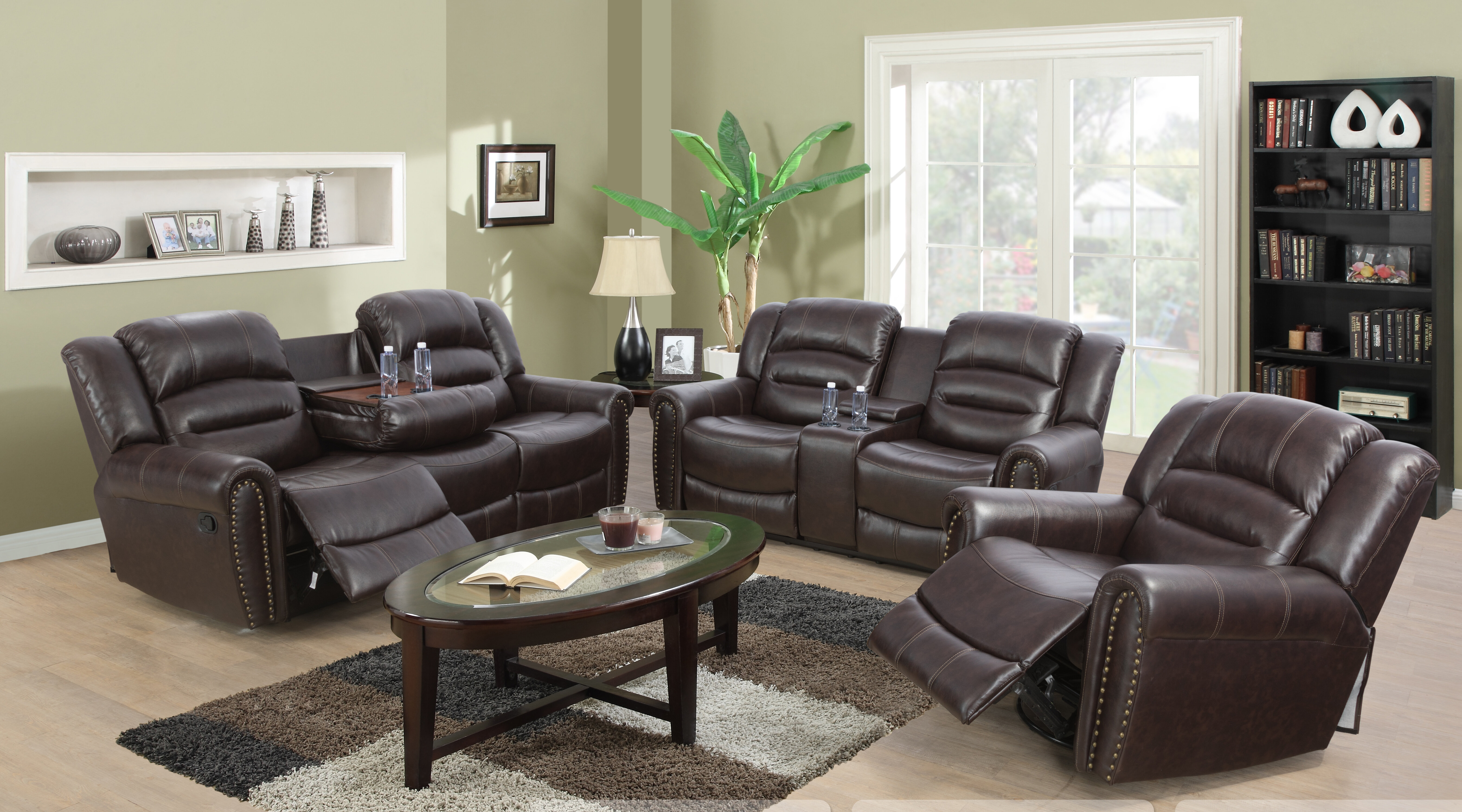 3 chair reclining sofa