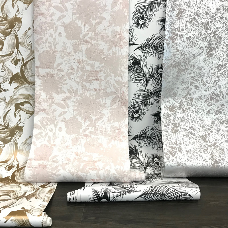 Domingo Garden Floral 16 5 L X 20 5 W Peel And Stick Wallpaper
