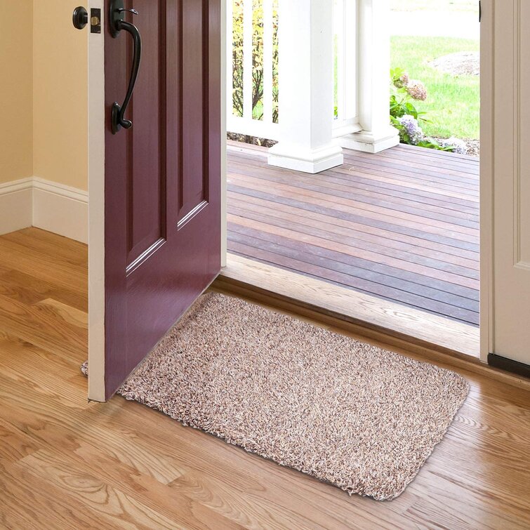 36" x 24" BEAU JARDIN doormat12 Large Indoor Doormat Absorbs Mud Mat Brownish 