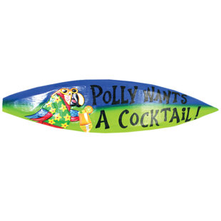 Surfboard Decor Wayfair Polly Wants A Tail Surfboard Wood Wall Décor