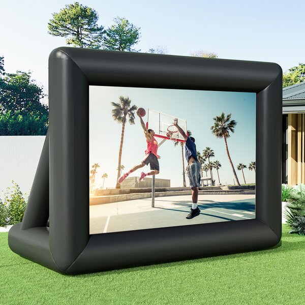 inflatable projector screen with speakers