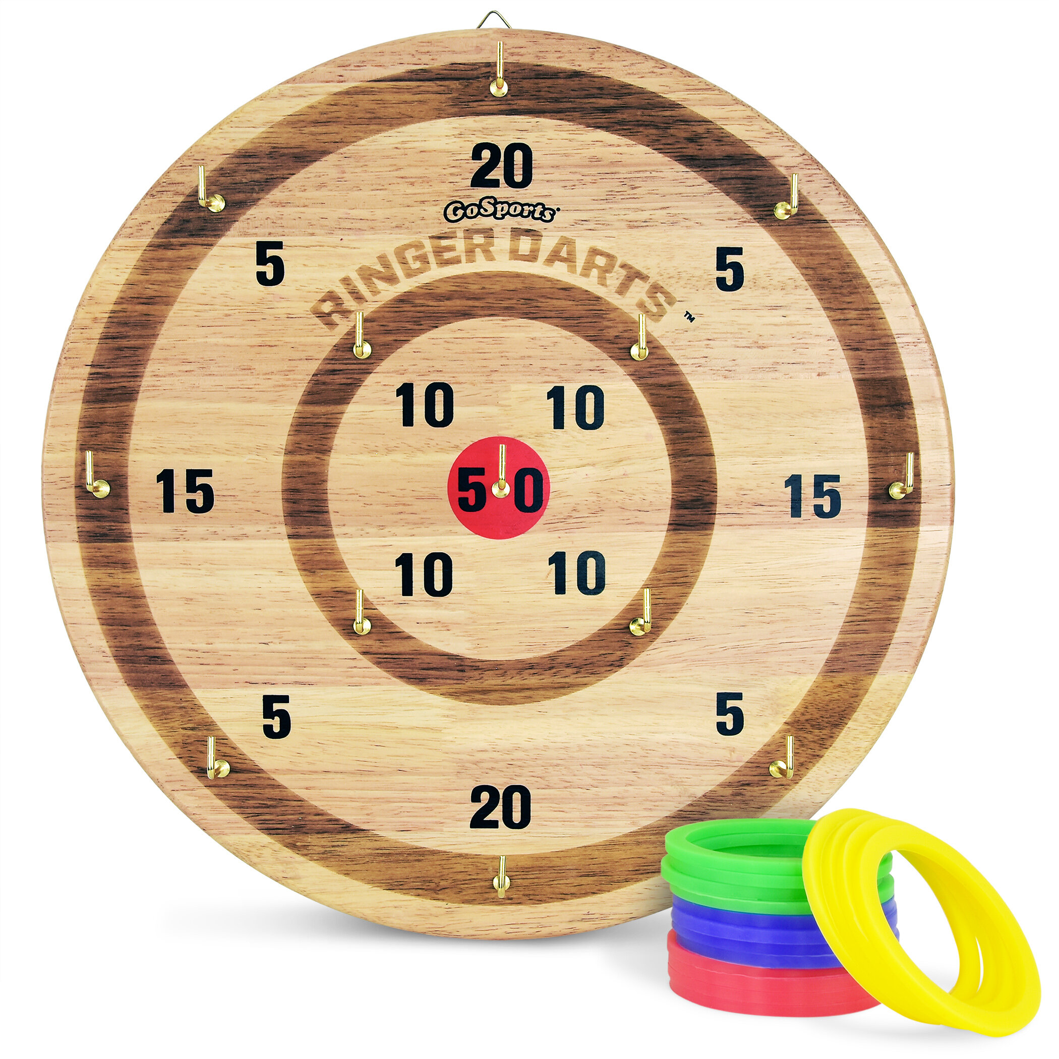 GoSports Premium Wooden Ring Toss Game With Carrying Case Great for All Ages for sale online 
