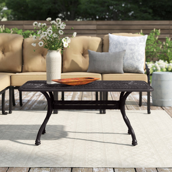 Cast Aluminum Coffee Table Wayfair