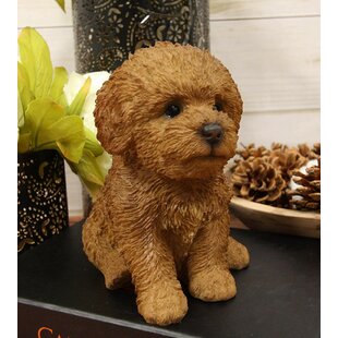 YTC Bichon Frise Dog Collectible Figurine Statue Figure Sculpture Puppy