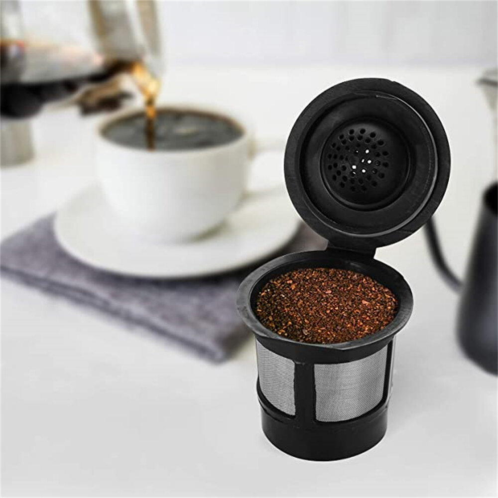 Cafopgrill 3pcs reusable coffee capsule cup home reusable coffee capsule cups refillable filter kit replacement fit for dolce gusto