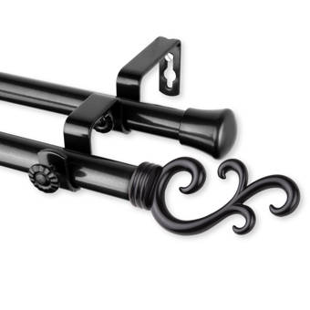 Three Posts Sycamore Double Curtain Rod And Hardware Set Reviews