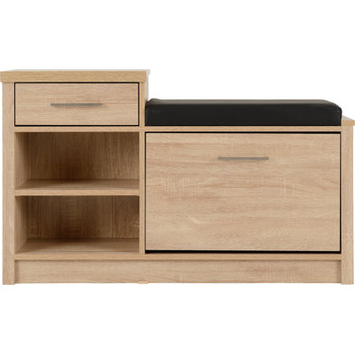 Latitude Run Kelton 12 Pair Shoe Storage Bench Wayfair Co Uk