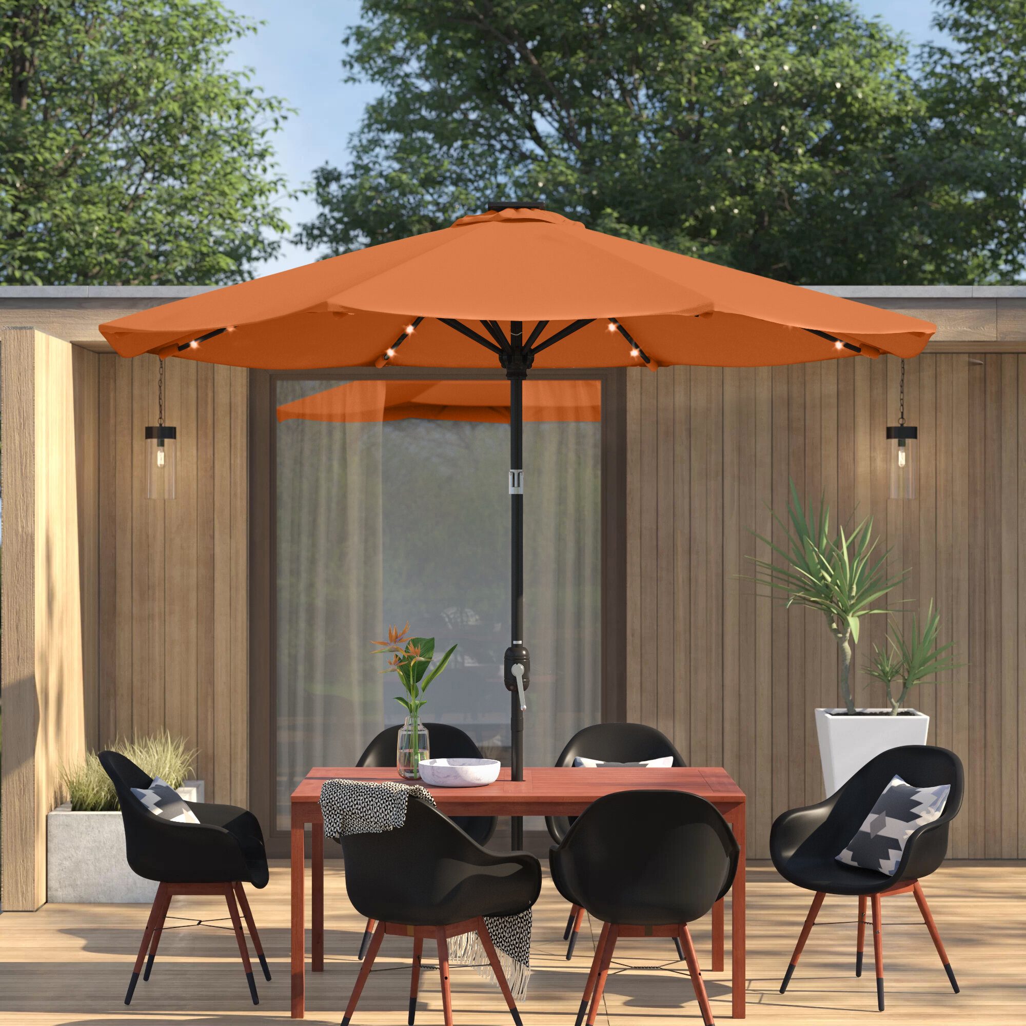 Orange Patio Umbrellas You Ll Love In 2020 Wayfair