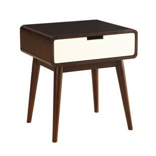Desimone USB Power Dock End Table with Storage