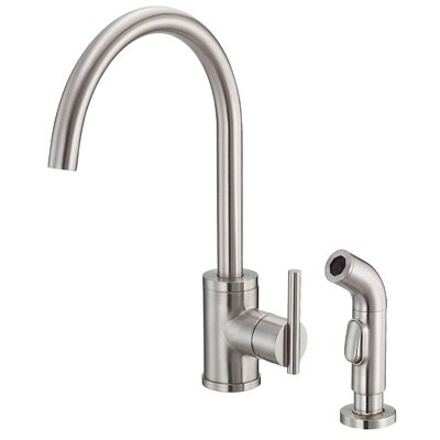 Parma Single Handle Kitchen Faucet With Side Spray Danze Finish