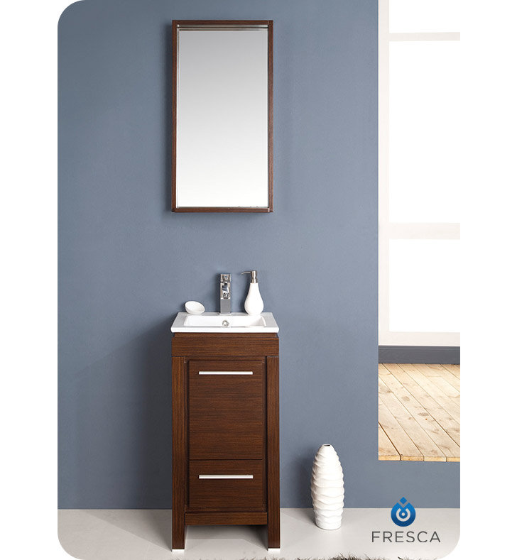 16 Bathroom Vanity fresca allier 16" single small modern bathroom vanity set with 16 Bathroom Vanity fresca allier 16" single small modern bathroom vanity set with