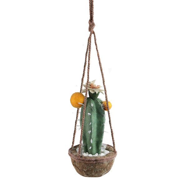 Bungalow Rose Claycomb Southwestern Style Hanging Potted