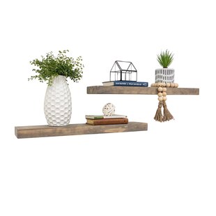 Weathered Gray Floating Shelf Wayfair