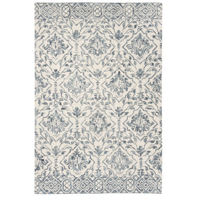 Pimentel Hand Tufted Wool Floral Rug