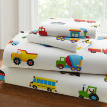 boys train bedding