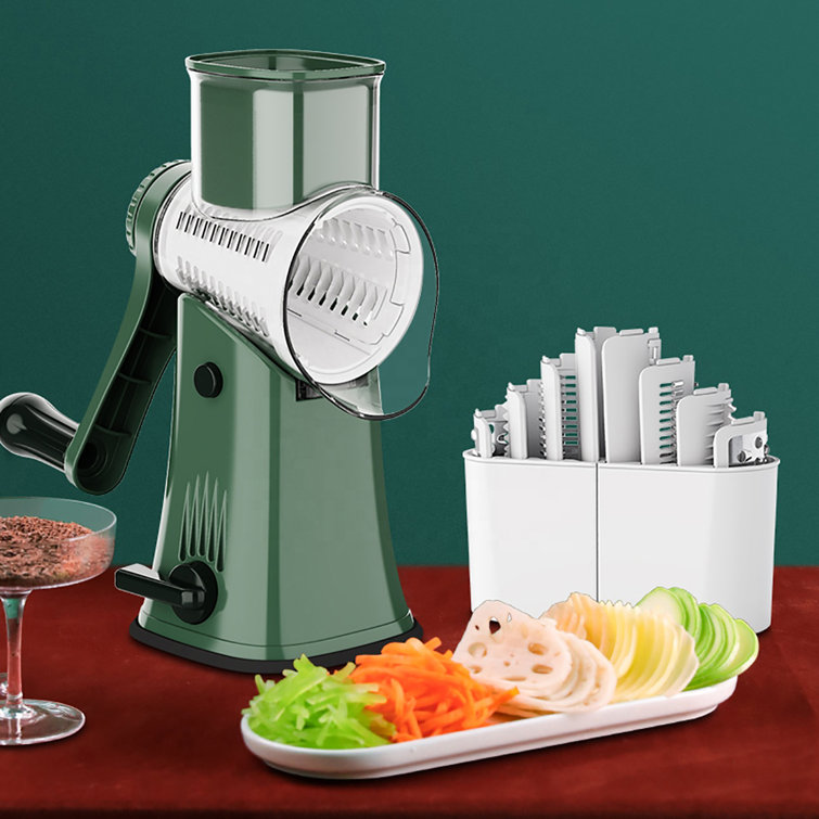 Rotary Cheese Grater Hand Crank Stainless Steel Vege Food Chopper Shredder Rotary Cheese Grater Hand Crank Stainless Steel Vege Food Chopper Shredder