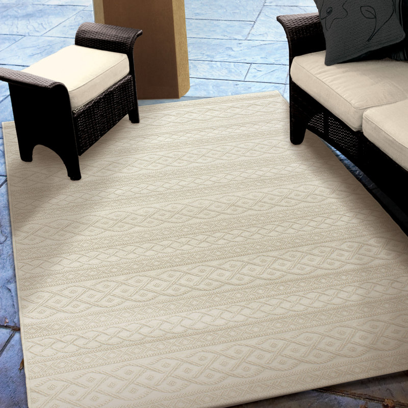 Acton Ivory Indoor/Outdoor Area Rug & Reviews | Joss & Main Acton Ivory Indoor/Outdoor Area Rug & Reviews | Joss & Main