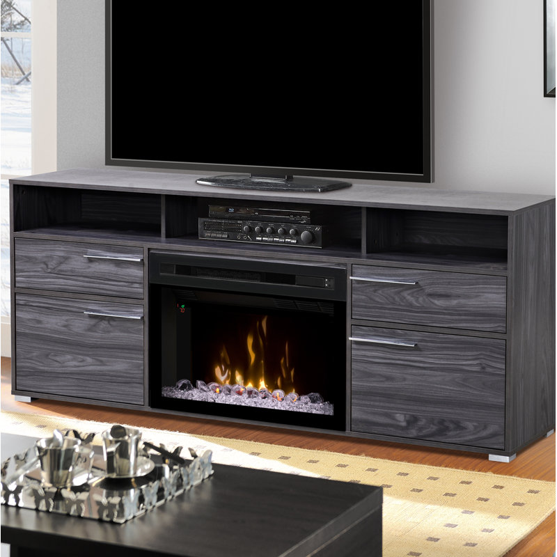 Dimplex Sander Tv Stand For Tvs Up To 75 With Fireplace Included
