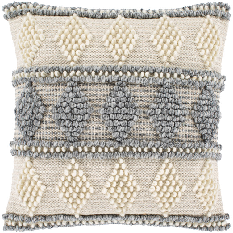 geometric throw pillow