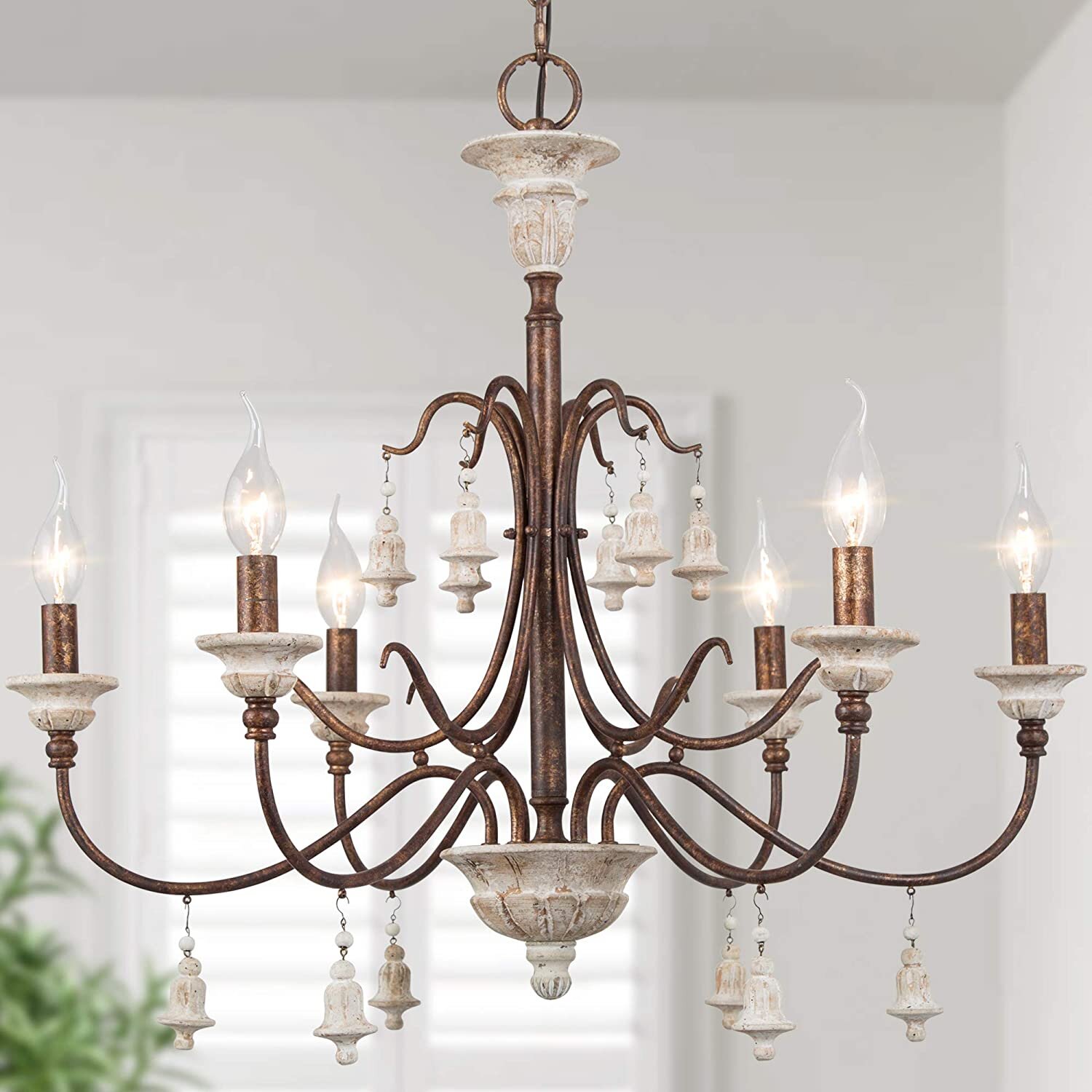 One Allium Way® Ruyle 6 - Light Dimmable Chandelier | Wayfair