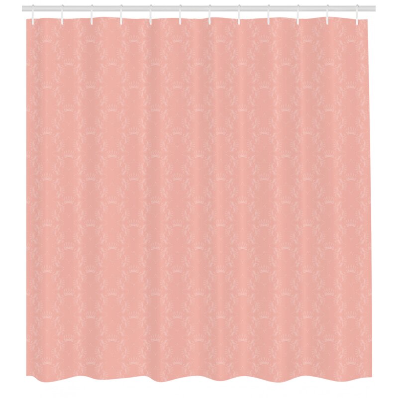 peach shower curtain
