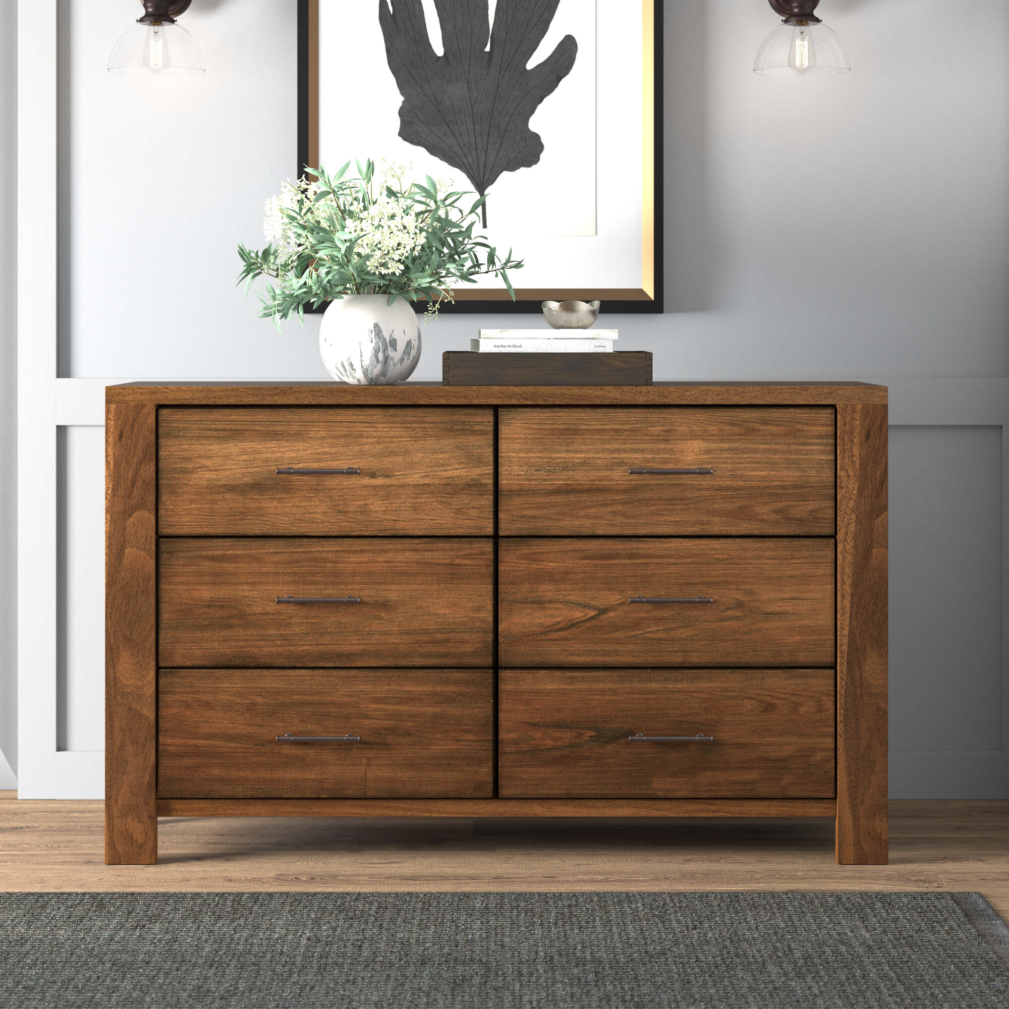 Lark Manor Maebel 6 - Drawer Dresser & Reviews | Wayfair