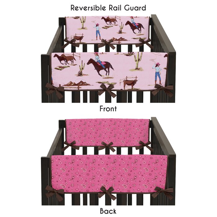 Sweet Jojo Designs Cowgirl Side Crib Rail Guard Cover Wayfair