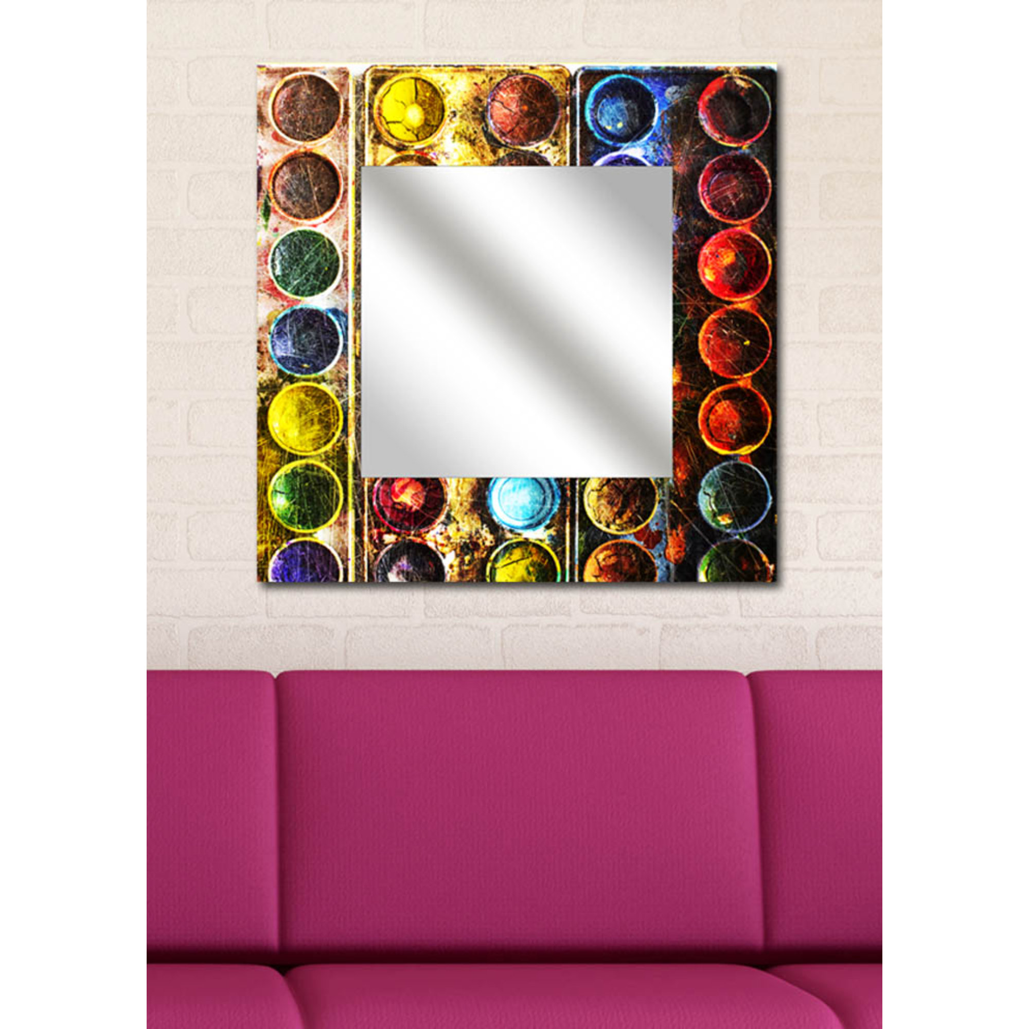East Urban Home Square Wall Mirror Wayfair