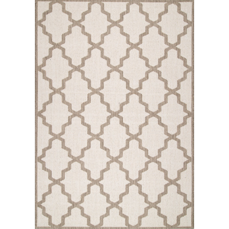 Sidell Brown/Tan Indoor/Outdoor Area Rug