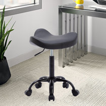 pittsburgh automotive adjustable shop stool with backrest