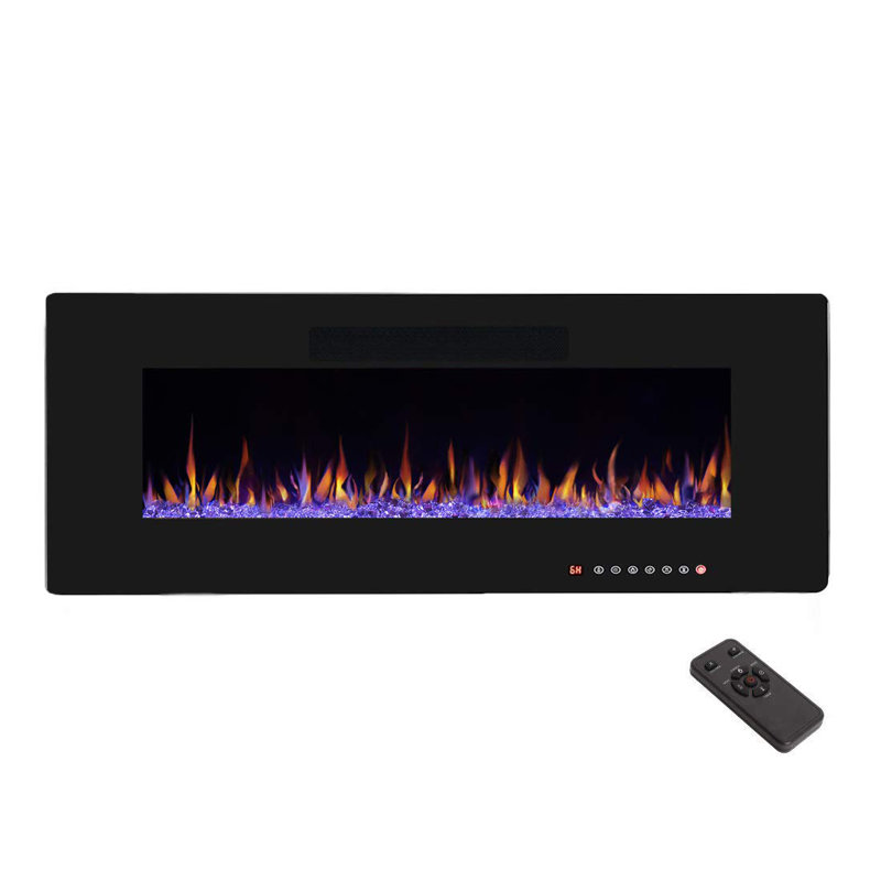 Orren Ellis Hamden Heater Flat Panel Recessed Wall Mounted