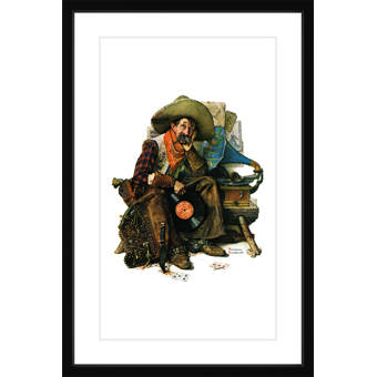 Marmont Hill Dreams Of Long Ago By Norman Rockwell Framed Painting Print Wayfair