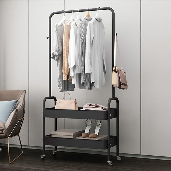 Rolling Clothes Rack 