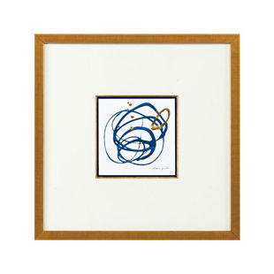 John Richard Wall Art You Ll Love Wayfair Blue And Gold Vi Framed Print By John Richard