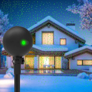 Snow Falling LED Light Christmas Moving Laser snowing scene Projector Xmas Lamp