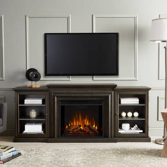 Real Flame Frederick Tv Stand For Tvs Up To 78 With Fireplace
