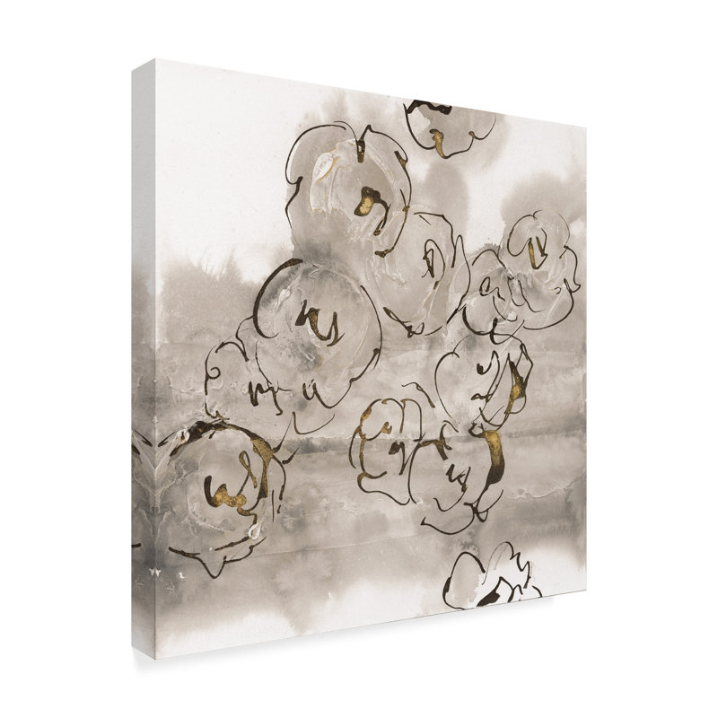 House Of Hampton Gold Dust Ii V 2 Acrylic Painting Print On