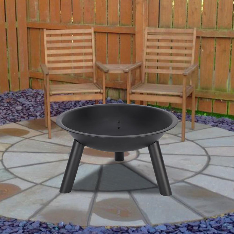 Red Barrel Studio 22 Inch Bbq Grill Portable Wood Burning Fire Pits Iron Backyard Patio Garden Round Fire Pit Cooking Grill Wayfair Ca