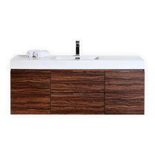 60 Single Sink Bathroom Vanity modern 56" - 60" bathroom vanities | allmodern 60 Single Sink Bathroom Vanity modern 56" - 60" bathroom vanities | allmodern