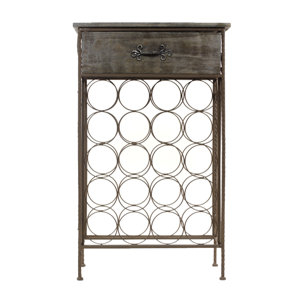 Cadwallader 20 Bottle Floor Wine Cabinet by Fleur De Lis Living