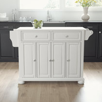 Granite White Kitchen Islands Carts You Ll Love In 2021 Wayfair