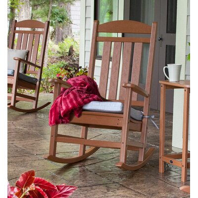 Presidential Rocking Chair Polywood Finish Teak